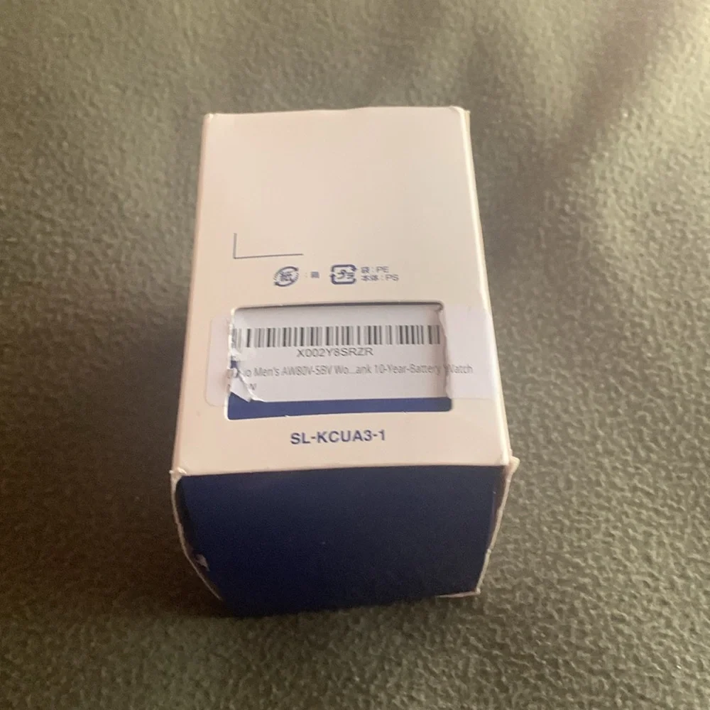 NIB Casio men’s watch. Tan & brown. Adjustable Velcro strap. Face approx 1 1/2” - Picture 7 of 11